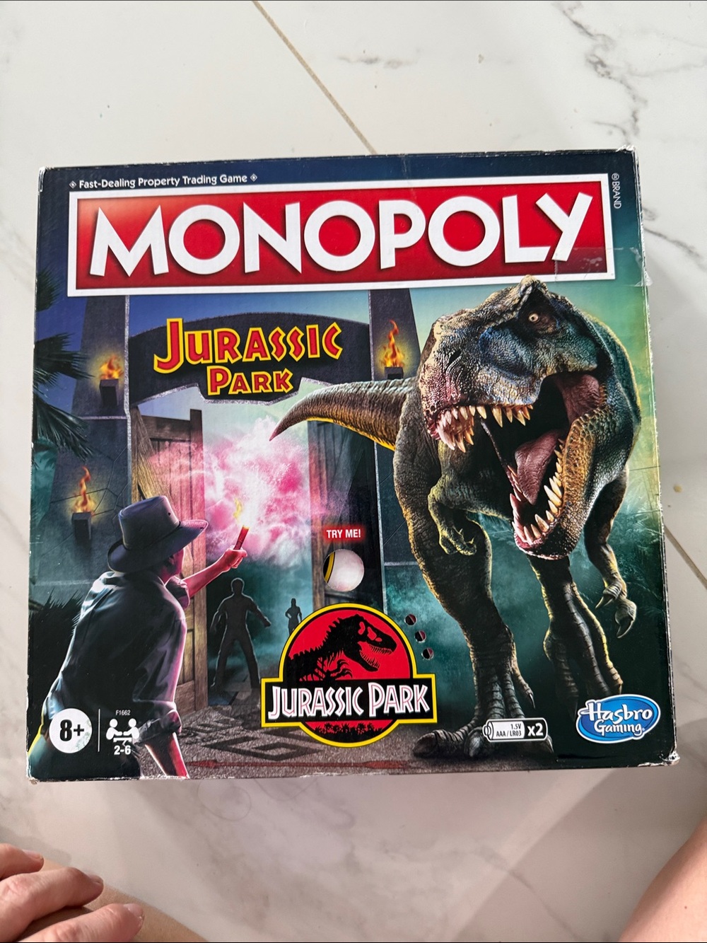 Monopoly Jurassic Park Board Game - Hasbro - Green